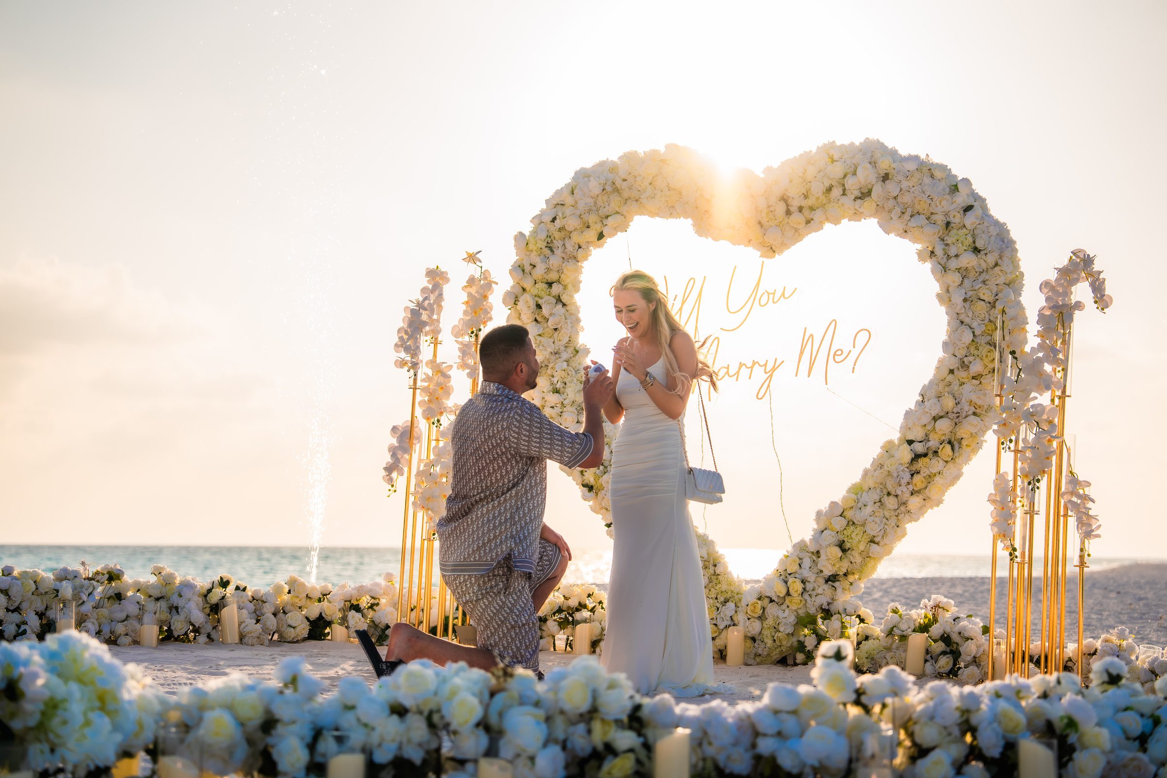 Proposal at Kuramathi